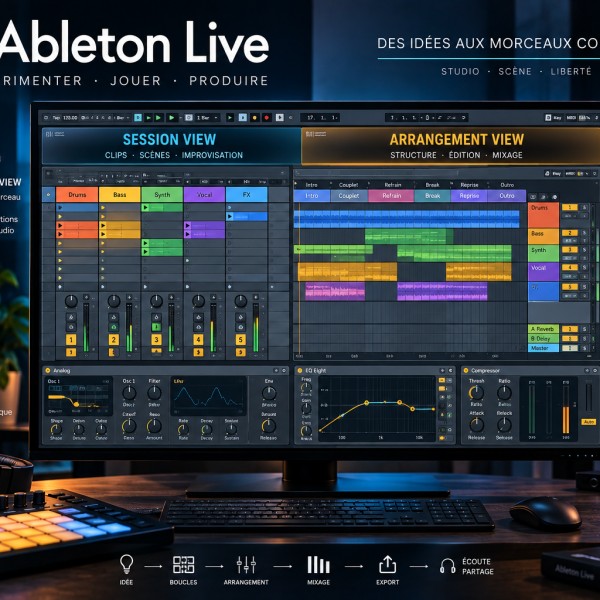 Ableton Live : composer et jouer de la musique en temps réel