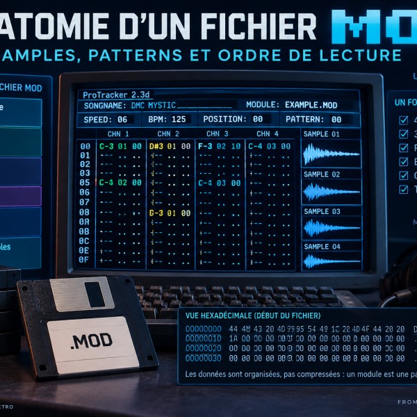 Anatomie d’un fichier MOD : comment la musique est stockée dans un tracker