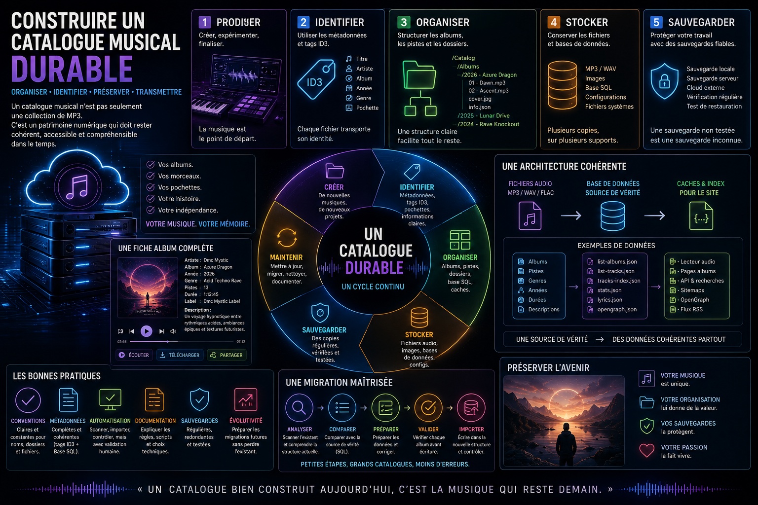 Comment construire un catalogue musical numérique durable ?