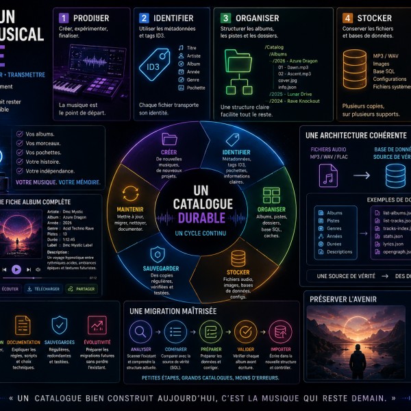 Comment construire un catalogue musical numérique durable ?