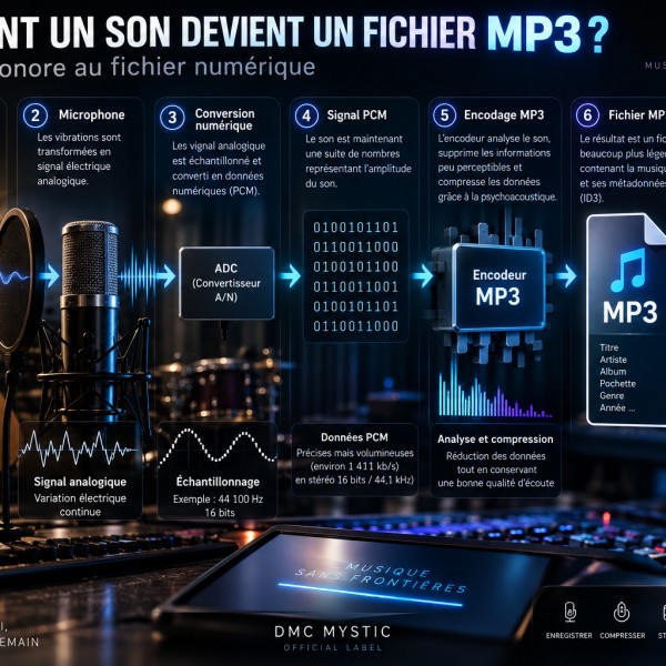Comment un son devient-il un fichier MP3 ?