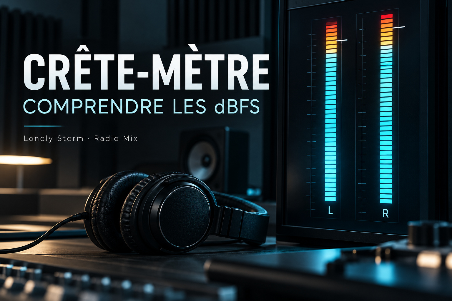 Crête-mètre et dBFS : mesurer les pics d’un MP3 avec FFmpeg