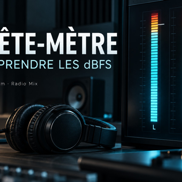 Crête-mètre numérique : comprendre les niveaux en dBFS