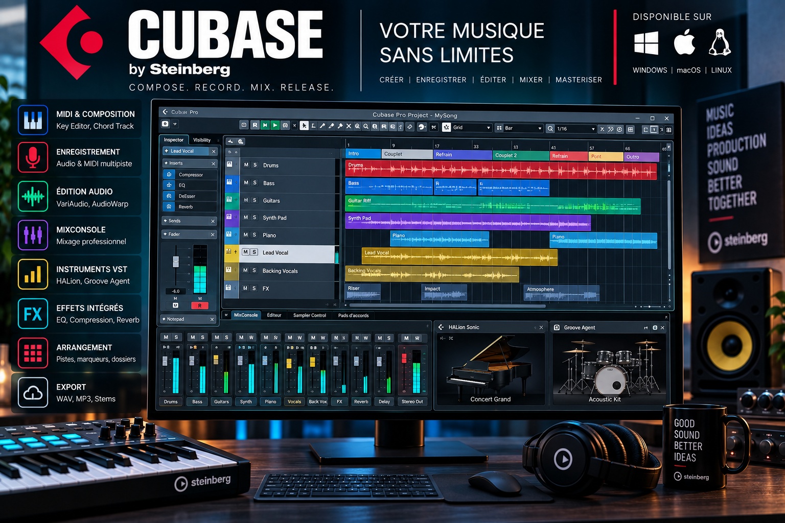 Cubase : comprendre le logiciel de production musicale de Steinberg
