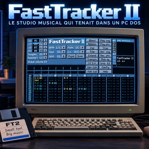 FastTracker II : le studio musical qui tenait dans un PC DOS