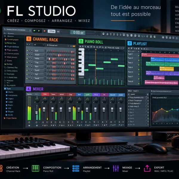 FL Studio : débuter dans la création musicale