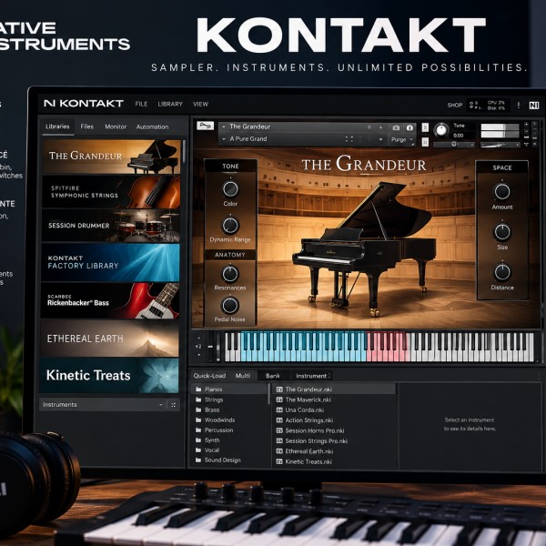Kontakt : comprendre le sampler et les banques d'instruments virtuels