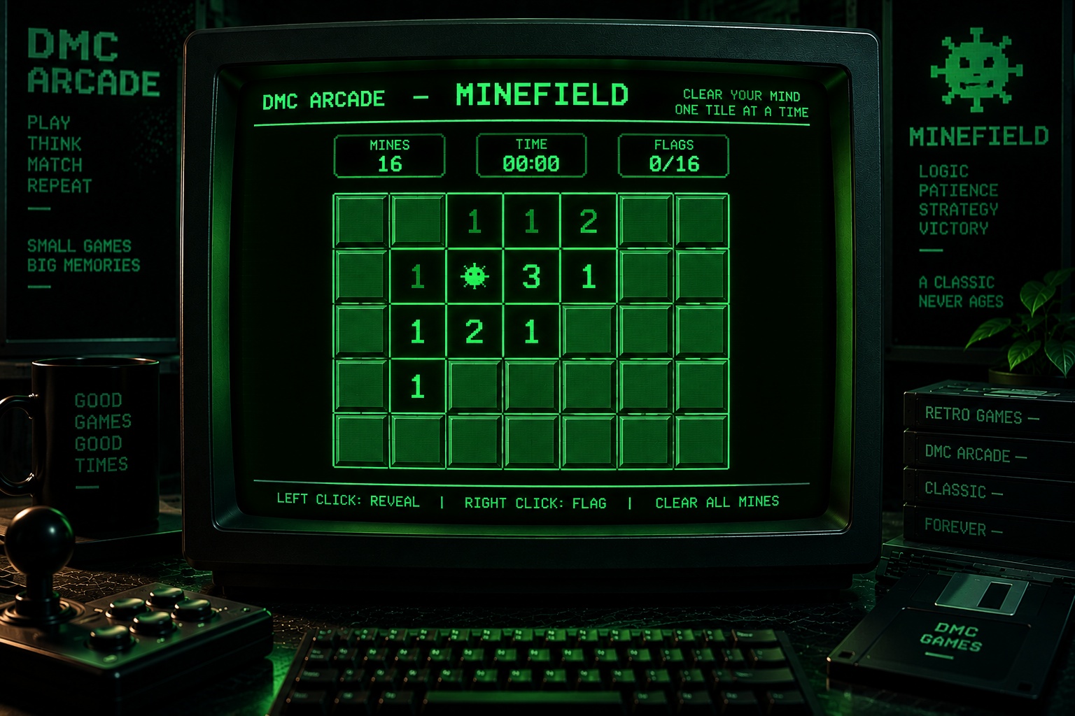 Minefield DOS : déjouez le champ de mines