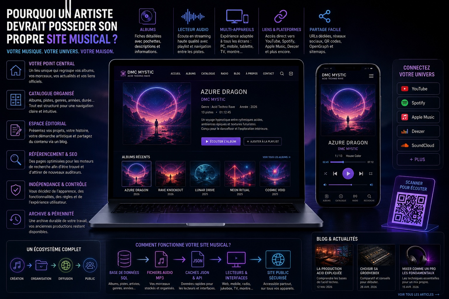 Site musical indépendant : pourquoi garder son propre espace à l’époque des plateformes ?