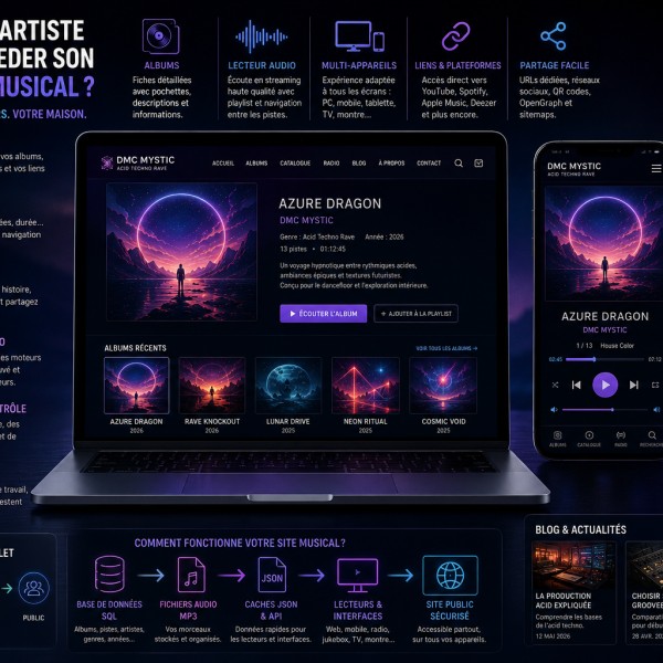 Pourquoi un artiste devrait-il encore posséder son propre site musical ?
