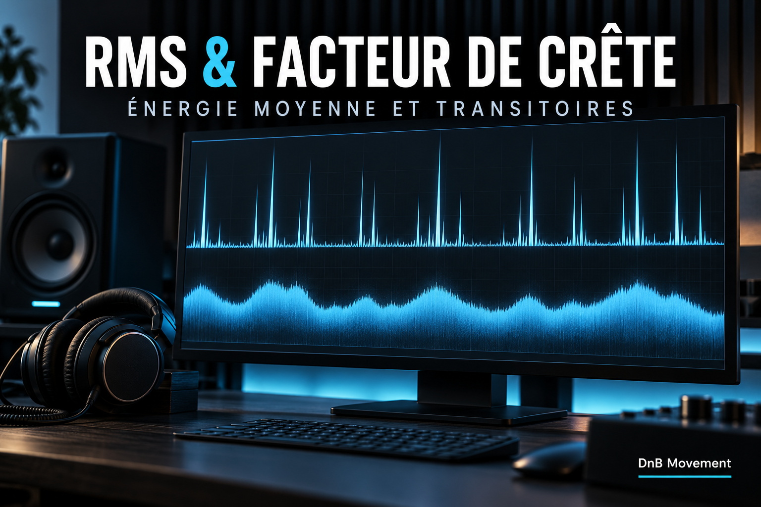 Comprendre le RMS et le facteur de crête avec un MP3 réel