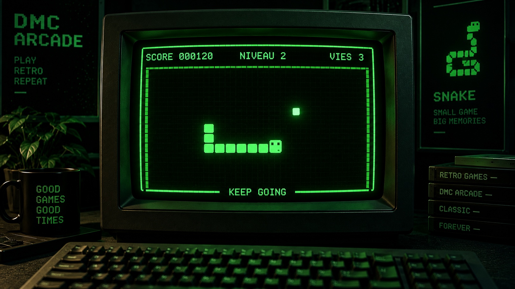 Snake DOS : grandissez sans vous mordre