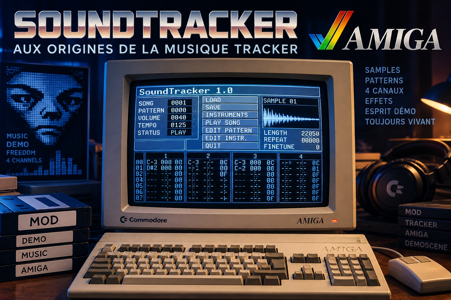 Soundtracker et le MOD : aux origines de la musique tracker