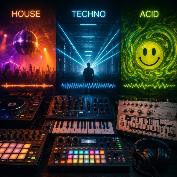 Techno, House, Acid : comment reconnaître les différents styles de musique électronique ?