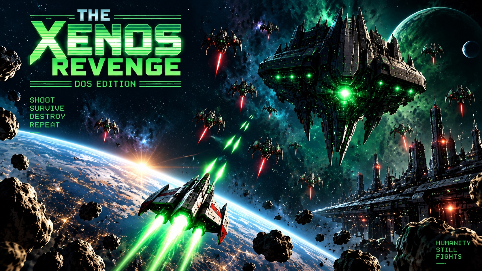The Xenos Revenge – Shoot'em up DOS jouable en ligne