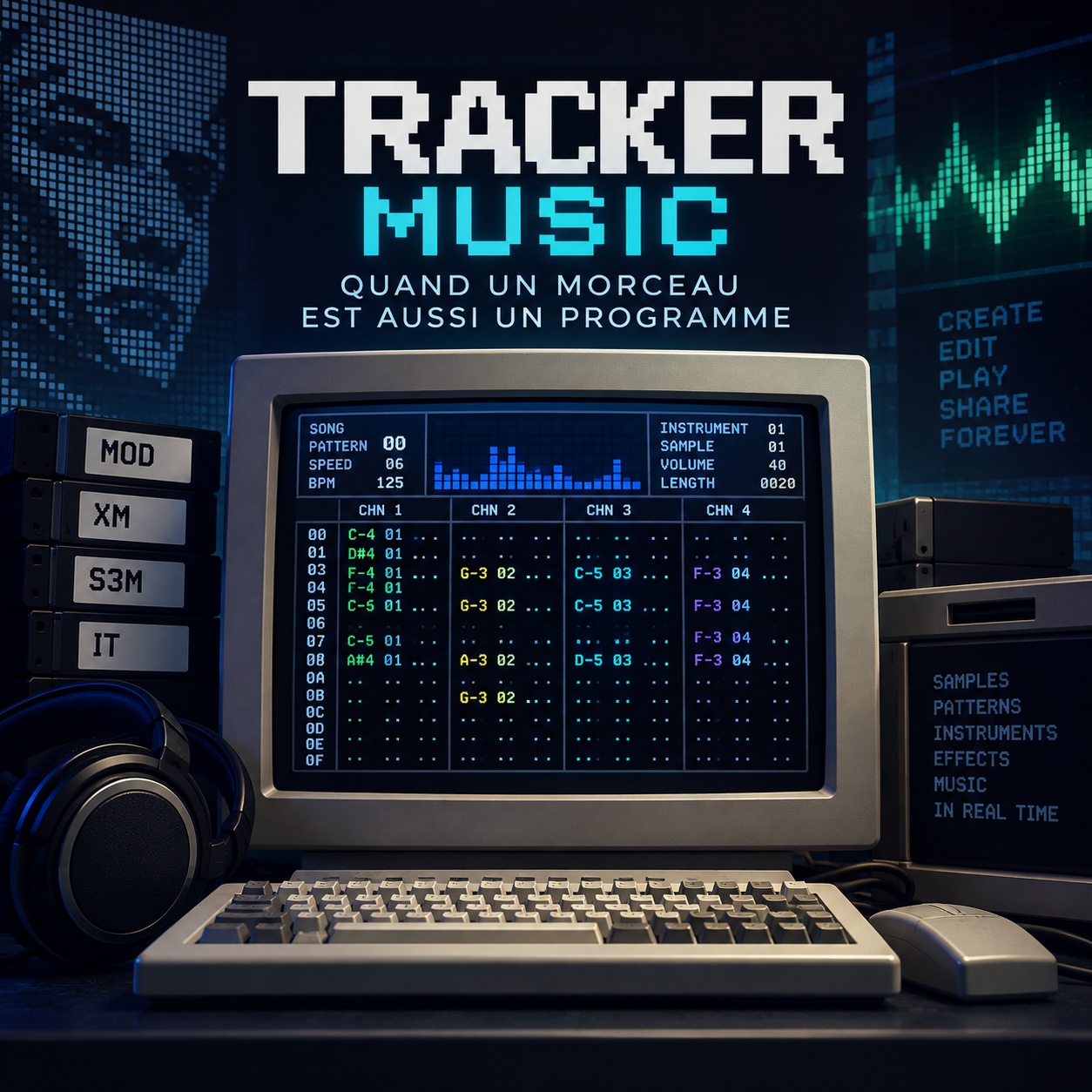 Tracker Music : quand un morceau est aussi un programme