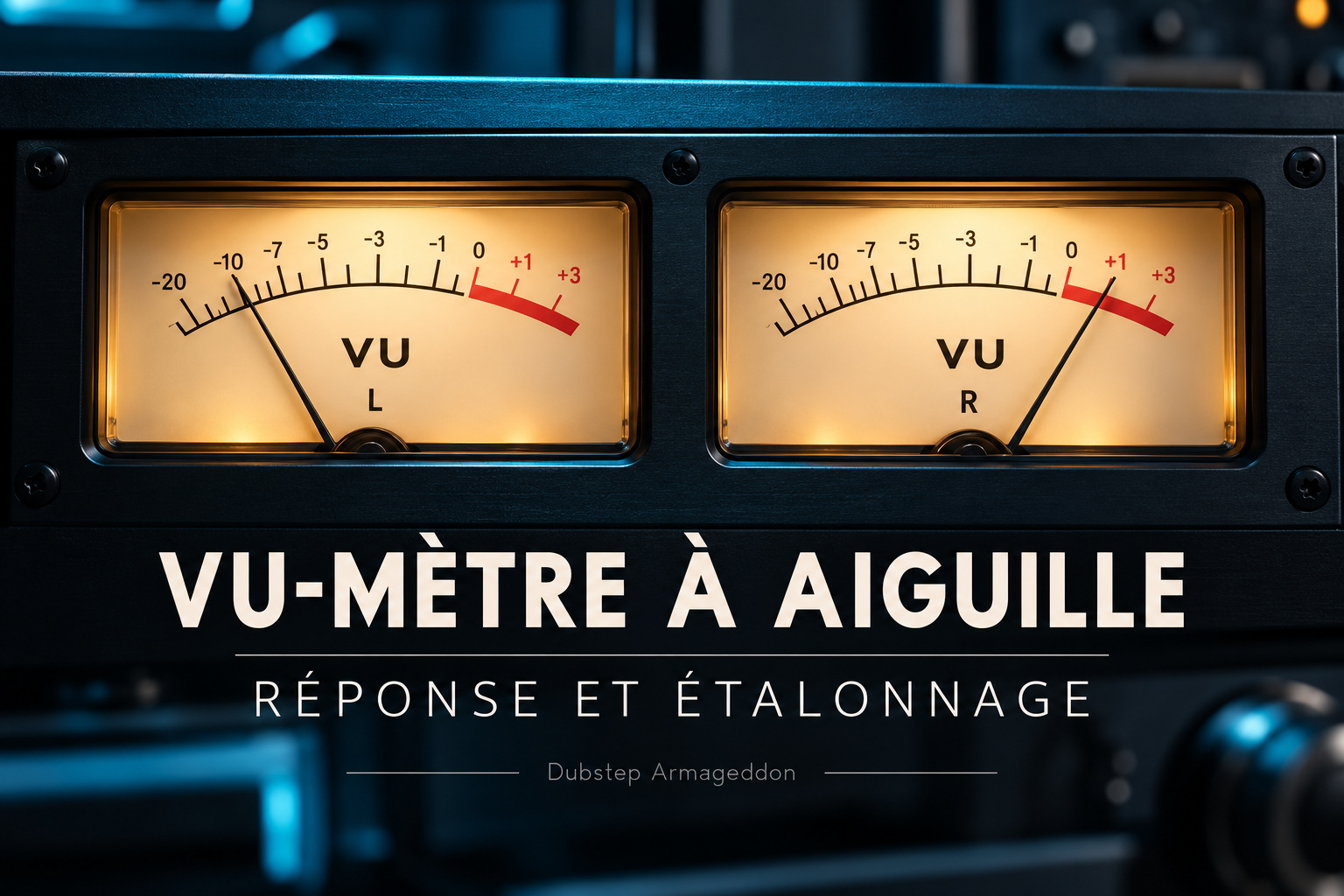 VU-mètre à aiguille : réponse temporelle et étalonnage numérique