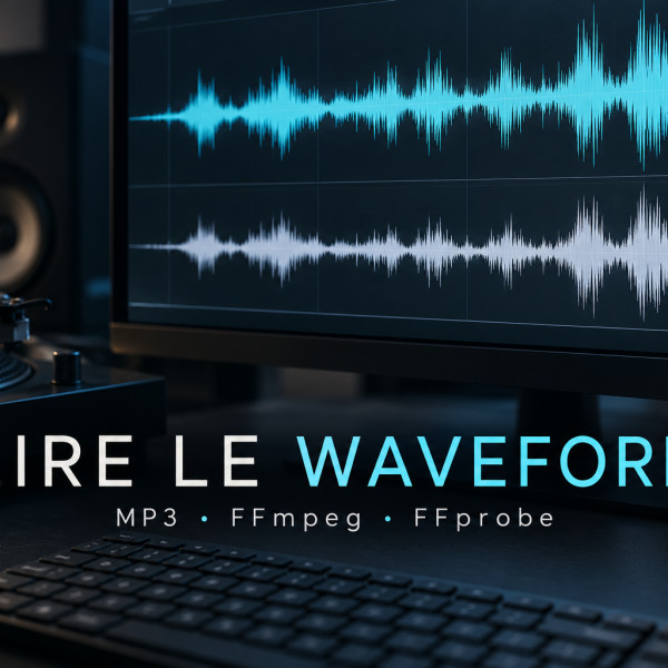 Waveform : lire la forme d’onde d’un MP3 avec FFmpeg