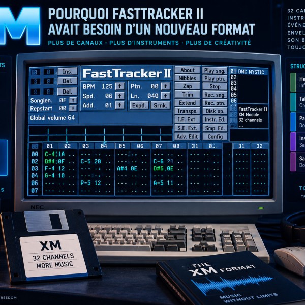XM : pourquoi FastTracker II avait besoin d’un nouveau format